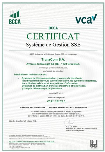 PDF de la certification